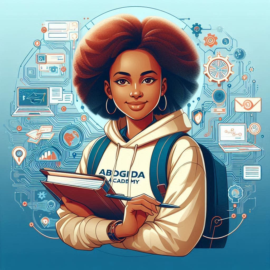 Students learning technology in modern classroom